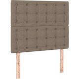  Box spring postelja z vzmetnico taupe 100x200 cm blago | Shoptok.si