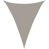  Jedro za zaštitu od sunca 160 g/m² Trokutasto svijetlosivo 5x6x6 m HDPE | Shoptok.si