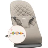 BABYBJORN gugalnik Bliss Woven + Googly Eyes sand grey Cene