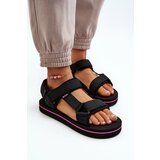Kesi Women's platform sandals Lee Cooper Black Cene