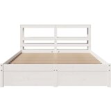 vidaXL Okvir kreveta s uzglavljem bez madraca bijeli 140x190 cm | shoptok.hr