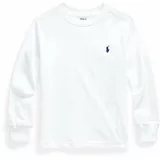 Polo Ralph Lauren Otroška bombažna majica z dolgimi rokavi bela barva, 322843804004