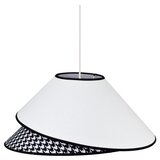  Duolla - Luster na sajli COCO 1xE27/40W/230V prečnik 50 cm bela/crna | Eponuda.com