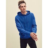 Fruit Of The Loom Blue Men's Hooded Hoodie Sweat Cene