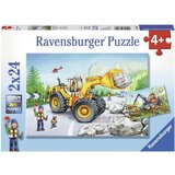 Ravensburger 2x24 delna sestavljanka Gradbišče 01-078028 Cene