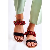 Boto Fashionable Sandals With Beads Black Hally | ePonuda.com