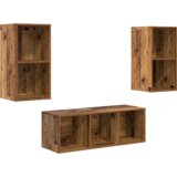 vidaXL Set TV omar 3 pcs Star les 37 x 37 x 107 cm Konstruiran les | Shoptok.si