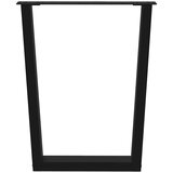  Noge za blagovaonski stol V-oblik 3 kom Crne 70 x (72-73,3) cm Čelik | shoptok.hr