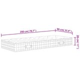  Madrac s džepičastim oprugama srednji 90 x 200 cm | shoptok.hr