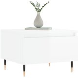  Stolići za kavu 2 kom sjajni bijeli 50 x 46 x 35 cm drveni | Eponuda.com