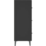  Komoda crna 69 5 x 34 x 90 cm od konstruiranog drva | shoptok.hr