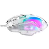 Havit USB miš MS1011SE transparent bela Cene