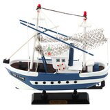  Kolekcionarska maketa ribarskog broda "Lady Blue" 24x23cm - plavi | shoptok.hr