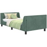  Krevet za djecu s uzglavljem Morska zelena 80 x 200 cm Baršun | shoptok.hr
