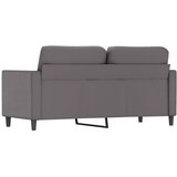  Dvosjed od tkanine siva 140 cm od umjetne kože | shoptok.hr