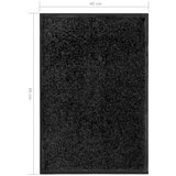  Otirač perivi crni 40 x 60 cm | shoptok.hr