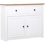  Komoda od borovine bijela 93 x 40 x 80 cm asortiman Panama | shoptok.hr