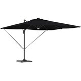 Roma Suncobran Crna 286 x 284 x 270 cm Aluminij i poliester | Eponuda.ba