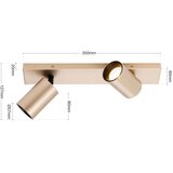 Orion Spot lampa SEAN 2xGU10/13W/230V zlatna | Eponuda.com