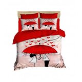 Lessentiel Maison set posteljine 207, 160x220cm, roze-crvena | Eponuda.ba
