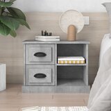 The Living Store Noćni ormarić siva boja betona 60x35,5x45 cm | shoptok.hr