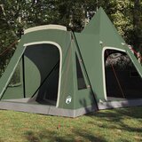 Šator Teepee za 5 osoba s krovom Zelena 545 x 450 x 295 cm | shoptok.hr