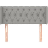  Uzglavlje s ušima svjetlosivo 93x16x78/88 cm od tkanine | Eponuda.com