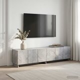  TV stalak 180 x 34,5 x 40 cm Betonska siva Konstruirano drvo | shoptok.hr