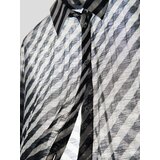 Reserved - Prugasta košulja - crno | shoptok.hr