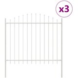  Fisharski Ograja z Zanko Bela 5,1x1,5 m Jeklo, (22015038) | Shoptok.si