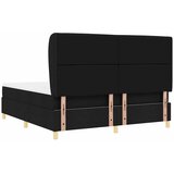  Krevet s opruga kutije s uzglavljem Crna 200 x 180 cm tkanina | shoptok.hr