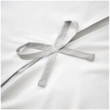 Catherine Lansfield Bela/siva podaljšana posteljnina za zakonsko posteljo 230x220 cm Milo Bow – | Shoptok.si