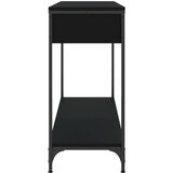  Konzolni stol crni 100 x 34 5 x 75 cm od konstruiranog drva | shoptok.hr