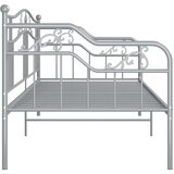  Okvir za krevet na razvlačenje sivi metalni 90 x 200 cm | shoptok.hr