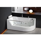 Kerametal ASTRAL TEA LUX G DESNA SA GREJAČEM 170x80 Hidromasažna kada (hidro aero) | ePonuda.com