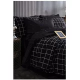 Mila Home Crna posteljina za bračni krevet/za produženi krevet s uključenom plahtom/4-dijelna 200x220 cm Geometric –