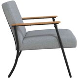  Fotelja Svijetlo siva 59 x 75 x 78 cm tkanina | shoptok.hr