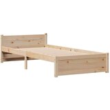  Krevet s regalom za knjige bez madraca 90x200 cm od borovine | shoptok.hr