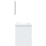  Kupaonski ormarić s Lavabo - Umivaonikom i ogledalom bijeli - Bijela 41 x 38.5 x 45 cm 1 | shoptok.hr