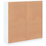 vidaXL Regal za knjige s vratima bijeli 136 x 37 x 142 cm drveni | shoptok.hr
