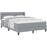  s opruga kutije Svijetlo siva 200 x 140 cm tkanina | shoptok.hr