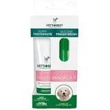 dental care kit for puppies - set za dentalnu higijenu štenaca (silikonska četkica + pasta)