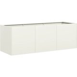 vidaXL Sadilnik Bela 120x40x40 cm Hladno valjano jeklo, (21746779) | Shoptok.si
