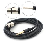  JWD-AU20 Mikrofonski kabl XLR na 6.3mm, 5m, Crni Cene