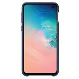 Samsung original usnjen ovitek EF-VG970LNE za Galaxy S10e G970 - zaščita zadnjega dela - navy modra | Shoptok.si