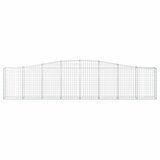  Lučne gabionske košare 3 kom 400x30x80/100 cm pocinčano željezo | shoptok.hr