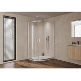 Kolpa San polkrožna tuš kabina Venus R 100X80-UNI S/1 R550, srebrna, 660470 | Shoptok.si