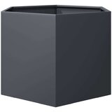 vidaXL Vrtna sadilica antracit šesterokutna 69x60x45 cm čelična | shoptok.hr