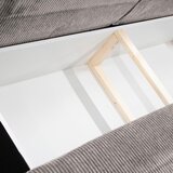 MID.YOU ZOFA S POSTELJNO FUNKCIJO, bež tekstil | Shoptok.si