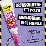 NYX Professional Makeup The Brow Glue Crazy Lift dugotrajni gel za obrve 7 ml | shoptok.hr